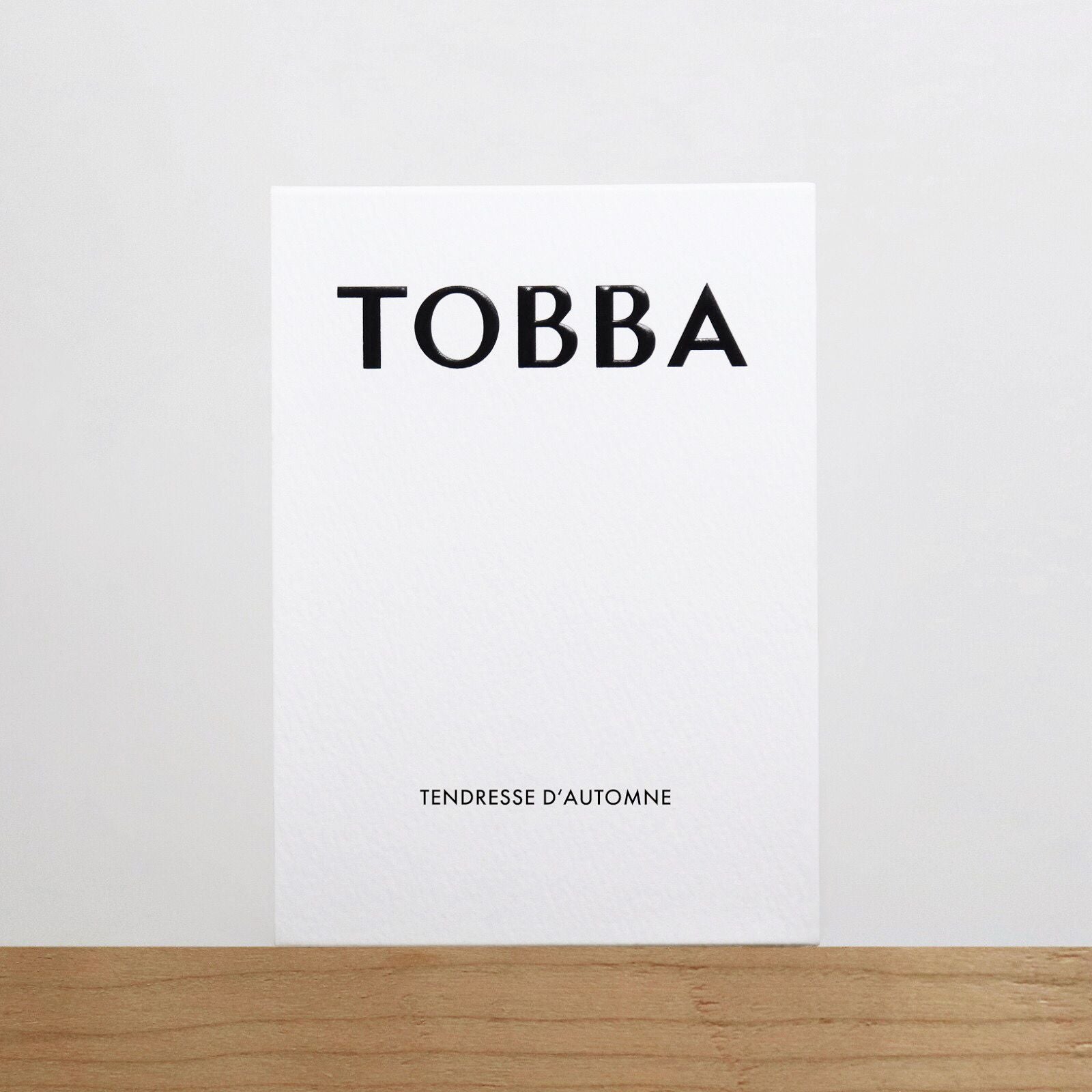 TENDRESSE D'AUTOMNE - TOBBA